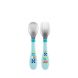 Chicco Conjunto Talheres Aço Inoxidável Azul 18m+