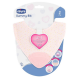 Chicco Gummy Bib 2+ pink