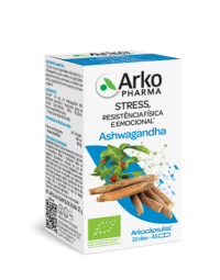 Arkocápsulas Ashwagandha 45 Cápsulas resistência física e emocional