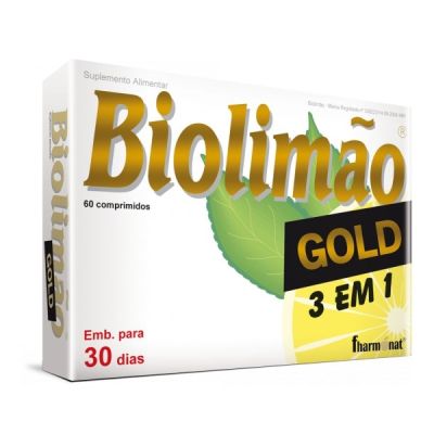 Biolimão Gold 3 em 1 60 Comprimidos Suplemento alimentar