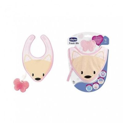 Chicco Fresh Bib Babete Rosa 4+