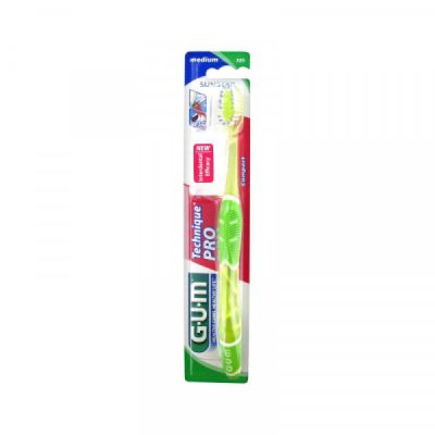 GUM Technique Pro Escova Dentes Compacta Média 528