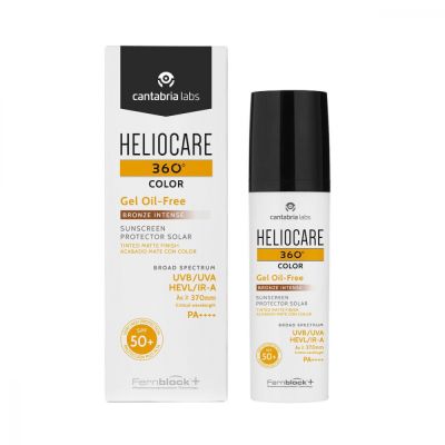 Heliocare 360 Gel Cor Oil Free SPF 50+ Bronze Intense