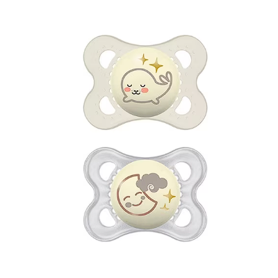 MAM Chupeta Original Night Silicone 0+ - 2 unidades 