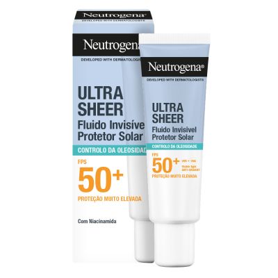 Neutrogena Ultra Sheer Protetor Solar Fluido Invisível Oil-Control FPS 50+ 50ml