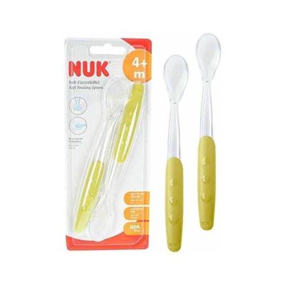 Nuk Colher Soft Feeding Spoon x2