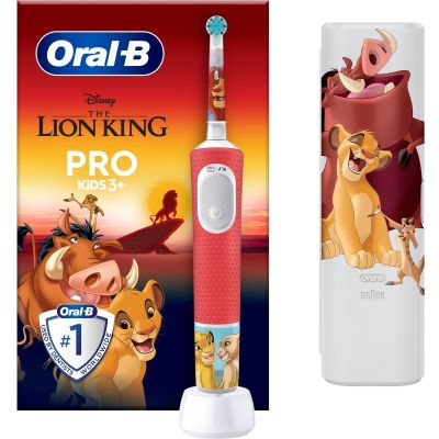 Oral-B Escova Elétrica Vitality Pro Kids 3+ Lion King Travel Edition
