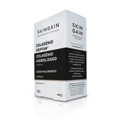skingain colagenio acido hialuronico 30 saquetas