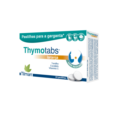 Tilman Thymotabs Garganta Laranja 24 Pastilhas
