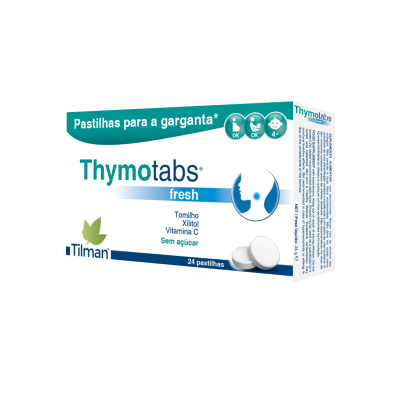 Tilman Thymotabs Fresh Garganta 24 Pastilhas