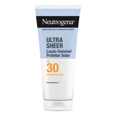 Neutrogena Ultra Sheer Protetor Solar Loção Invisível Corpo FPS 30 200ml