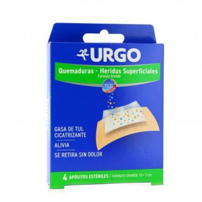 Urgo Queimaduras Penso Grande Esterilizado 4 Pensos
