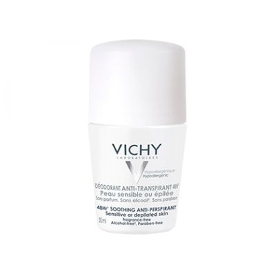 Vichy Desodorizante Roll-On Antitranspirante 48H Pele Sensível