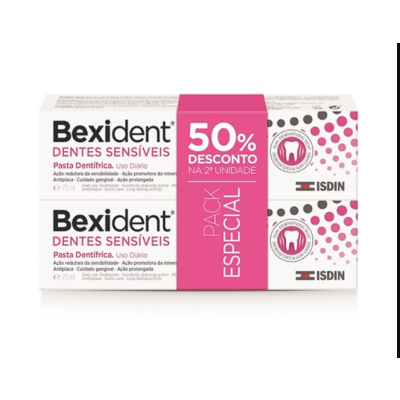 Bexident Dentes Sensíveis Pasta 2x75ml