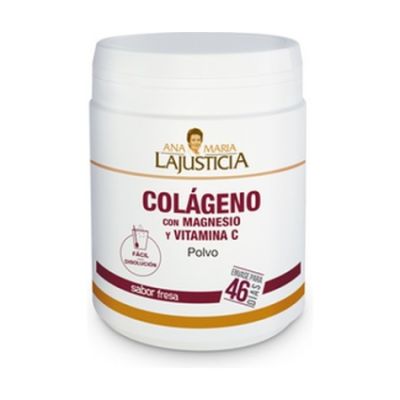 Lajusticia Colágeno con Magnesio y Vitamina C Sabor Fresa en Polvo
