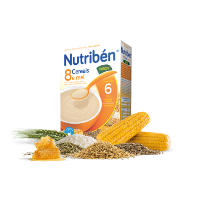 Nutribén 8 Cereais e Mel Digest Não Láctea