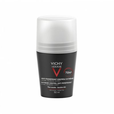 Vichy Homme Desodorizante Antitranspirante Controlo Extremo 72h 50ml